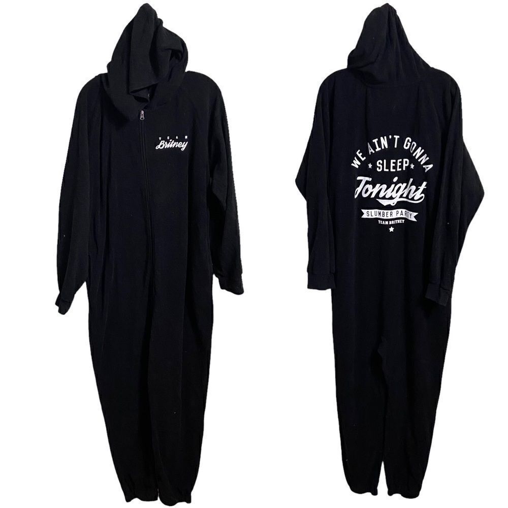 Britney Spears Sz Xl RARE Onesie Slumber Party feat. Tinashe Onesie Pajama